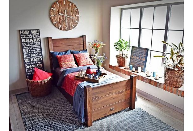 Posteľ Rustyk Dobromir 90 x 200 cm