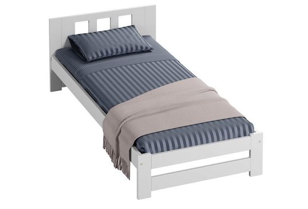 Bílá postel Terra 90 x 200 cm