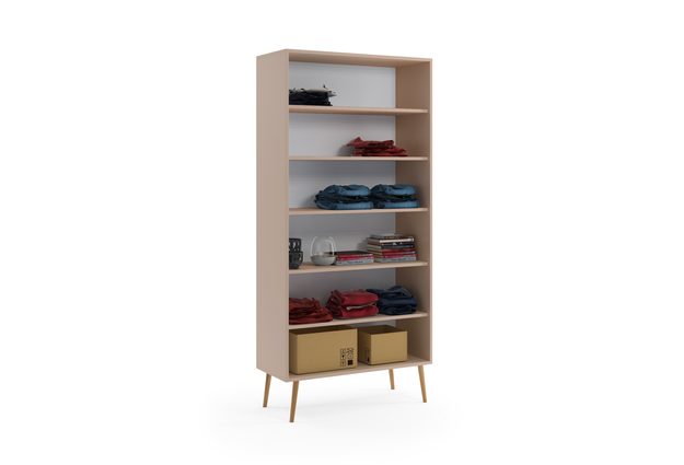 Ložnicová sestava komody + skříně s policemi + 2x noční stolek Boho