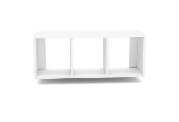 Regál Stivio 3P, matná bílá