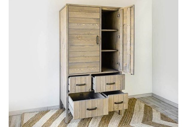 Dvoukřídlová skříň Tennessee 104 cm