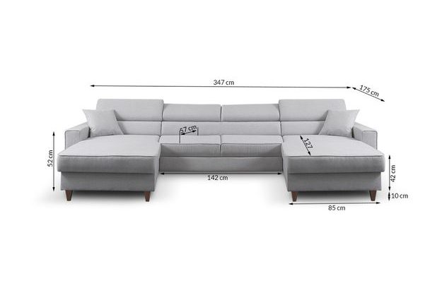 Sedací souprava ve tvaru U NICI BIS