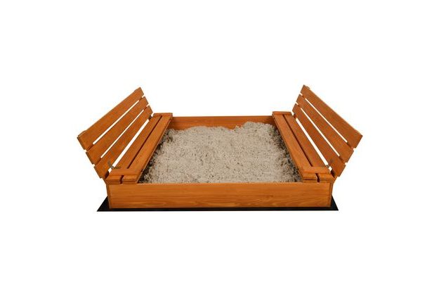 Zahradní pískoviště s impregnací a agrotextilií proti prorůstání plevele