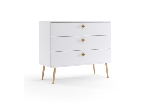 Ložnicová sestava komody + skříně s policemi + 2x noční stolek Boho