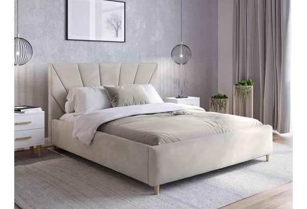 Čalouněná postel Sandy 3 180 x 200 cm s matrací a roštem