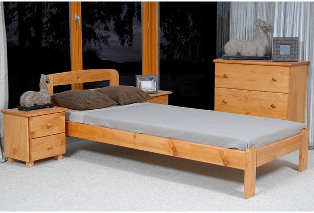 Posteľ SÁRA 90 x 200 cm - moření olše