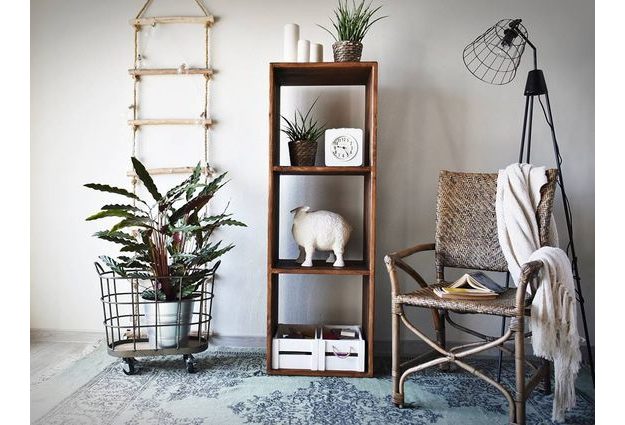 Masivní borovicový regál Rustyk 1/3