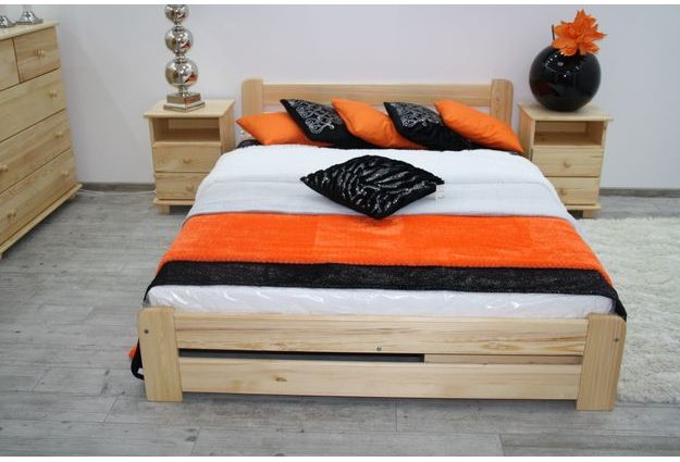 Borovicová postel Eureka 120 x 200 cm