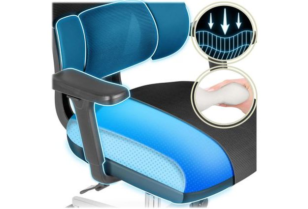 Kancelářská židle Talin Micro Mesh – měkký ergonomický sedák s pěnovou výplní