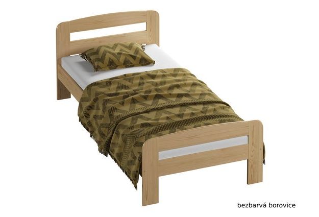 Dřevěná postel Klaudia 90 x 200 cm
