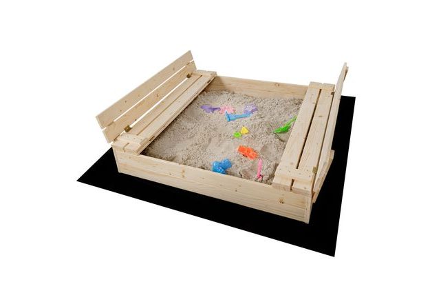 Dřevěné pískoviště Sunny 120 cm ze surového borovicového dřeva