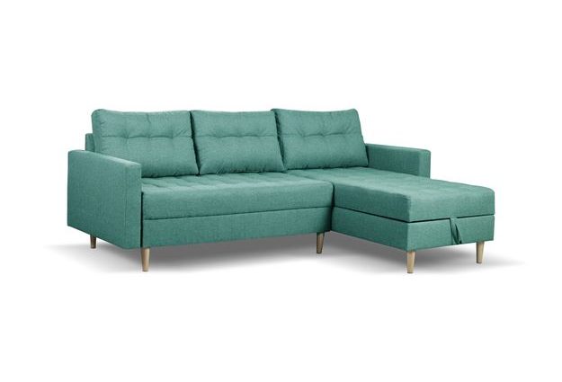 Rohová sedací souprava Pires s úložným prostorem