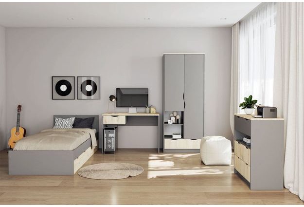 Postel Joy II se šuplíkem 90 x 200 cm + rošt v ceně