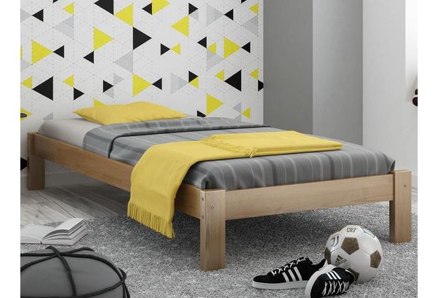 Borovicová postel Lyssa 90x200 cm