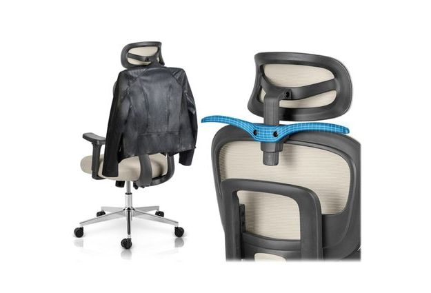 Kancelářská židle Talin Micro Mesh – ergonomická s nastavitelným opěradlem