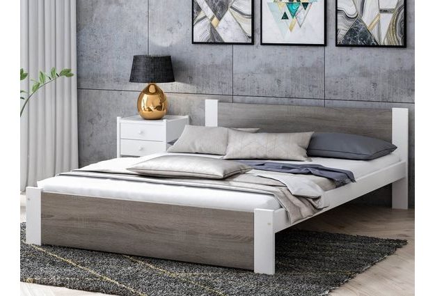 Postel Lola 120 x 200 cm + rošt + sendvičová matrace