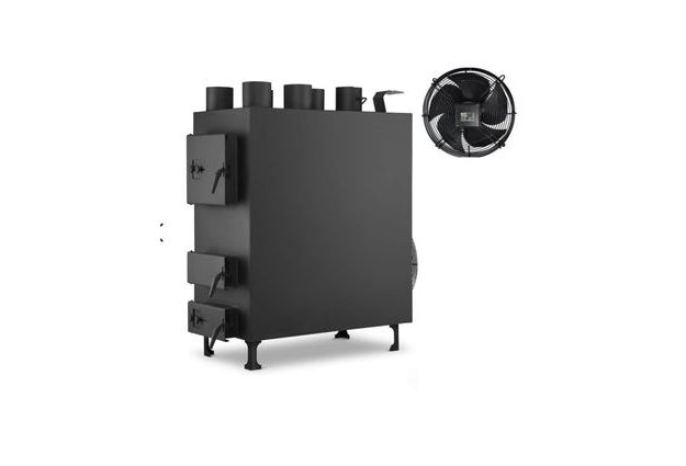 Dílenská kamna PN5 50kW s ventilátorem a ovladačem