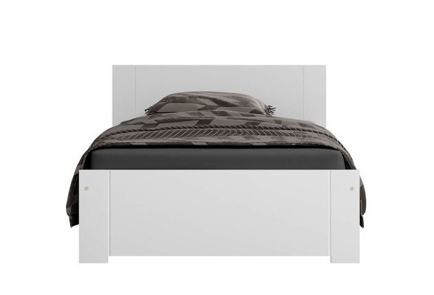 Bílá postel Livia 90 x 200 cm