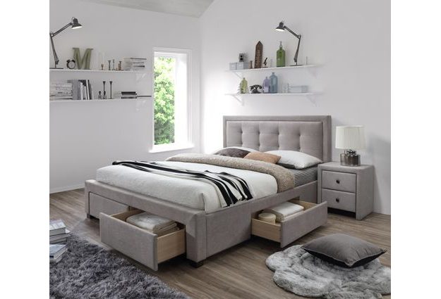 Čalouněná postel EVORA 160x200 cm + rošt zdarma!