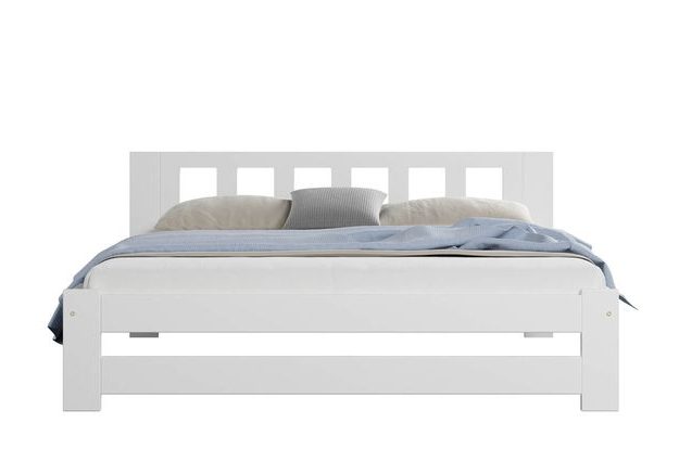 Bílá postel Terra 160 x 200 cm