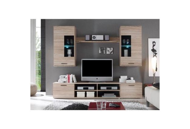 Obývací stěna FRONTAL 2 s led osvětlením