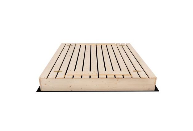 Dřevěné pískoviště Sunny 150 cm ze surového borovicového dřeva