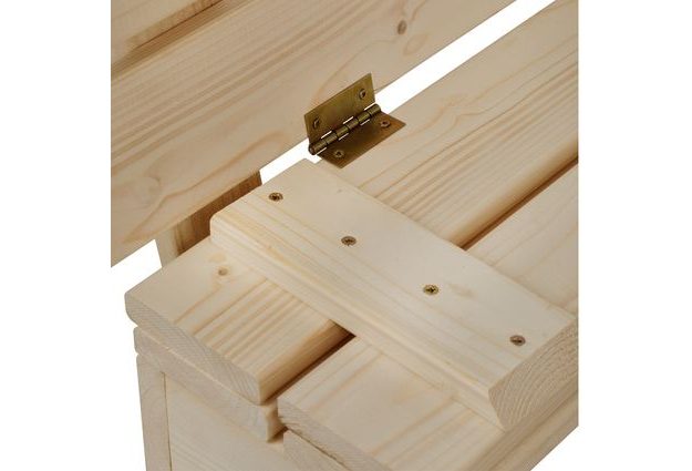 Pískoviště z přírodního dřeva se sklopnými lavičkami sloužícími jako víko