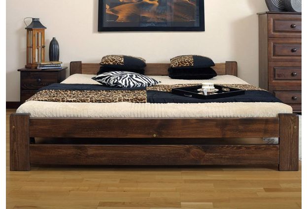 Posteľ NIKA 160 x 200 cm - moření ořech