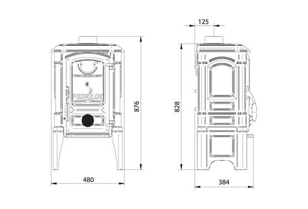 Krbová kamna Ferguss Zeus