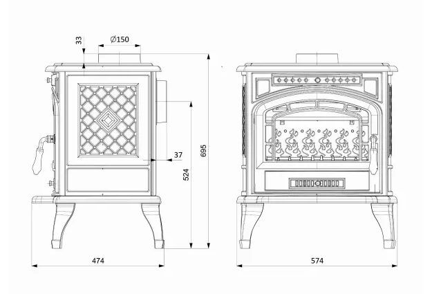 Krbová kamna KAWMET P7 ECO-