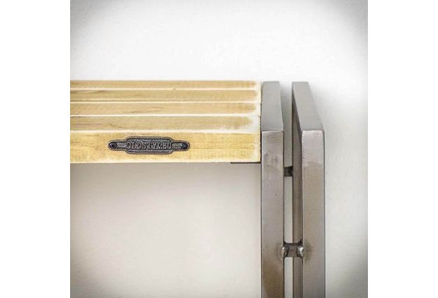 TV stolek Steel wood se dvěma šuplíky