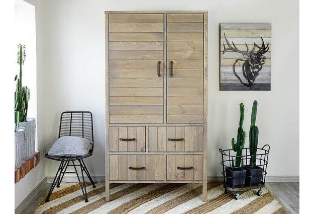 Dvoukřídlová skříň Tennessee 104 cm