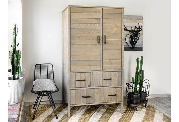 Dvoukřídlová skříň Tennessee 104 cm