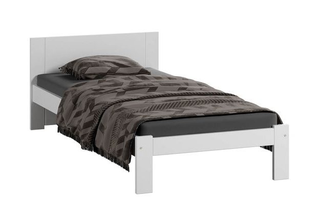 Bílá postel Serena 90 x 200 cm