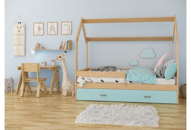 Dětská postel s šuplíkem Spiky 80x160 cm + rošt ZDARMA