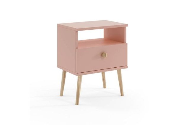 Ložnicová sestava komody + skříně s policemi + 2x noční stolek Boho