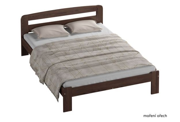 Masivní borovicová postel Sára 120 x 200 cm