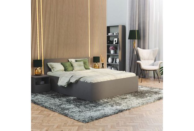 Postel Panama 140 x 200 cm s výklopným roštem a úložným prostorem