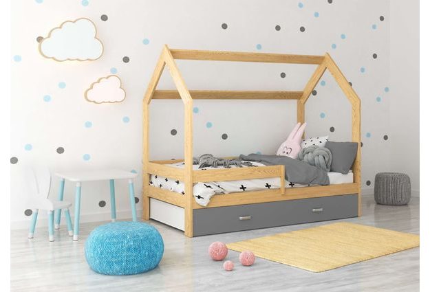 Dětská postel s šuplíkem Spiky 80x160 cm + rošt ZDARMA