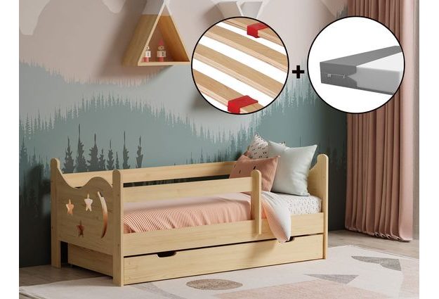 Set dětská postel Dori 80x160 cm + matrace + rošt
