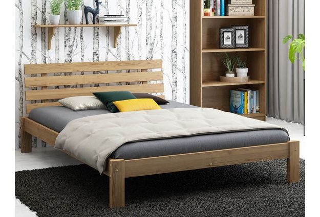 Borovicová postel Kali 160x200 cm