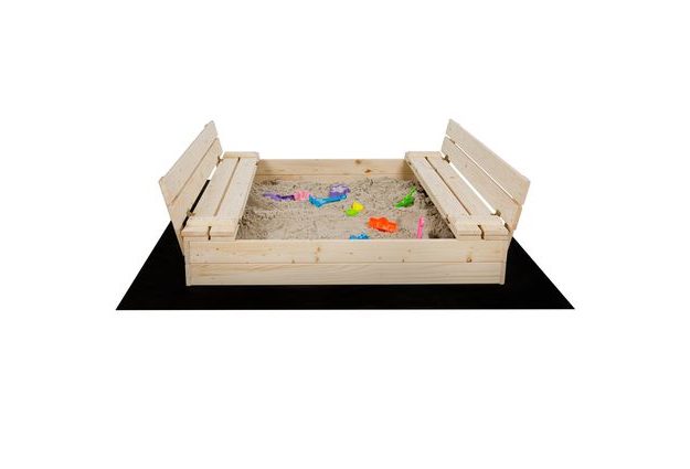 Dřevěné pískoviště Sunny 120 cm ze surového borovicového dřeva