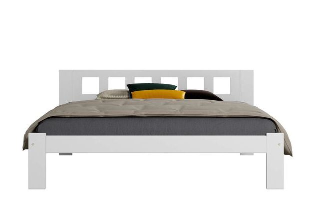 Bílá postel Innes 120 x 200 cm