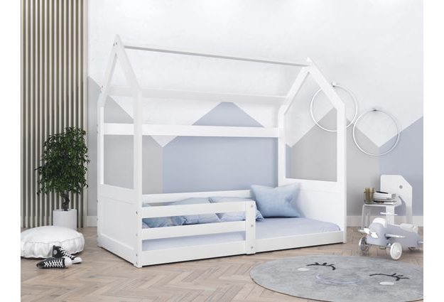 Dětská postel ve tvaru domečku Miki 80x160 cm + rošt