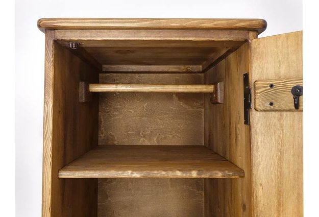 Masivní šatní skříň Rustyk 57 cm