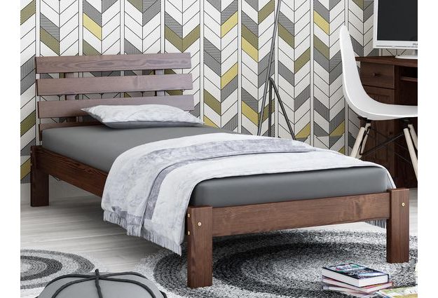 Borovicová postel Kali 90x200 cm