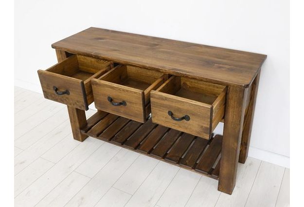 Masivní borovicová konzole Rustyk