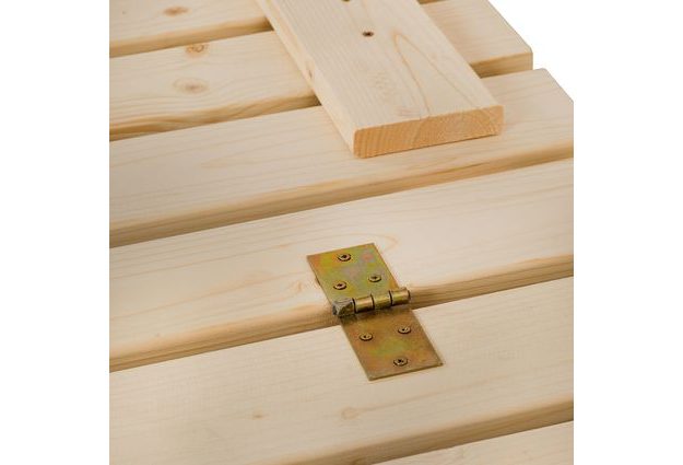 Detail bezpečných zaoblených hran na dětském pískovišti Sunny