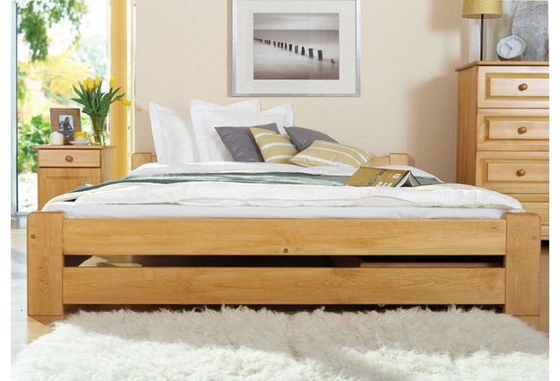 Posteľ NIKA 160 x 200 cm - moření olše