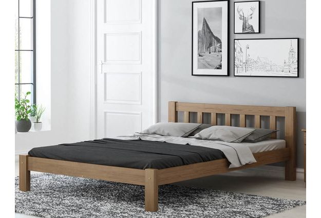 Borovicová postel Olivia 160x200 cm